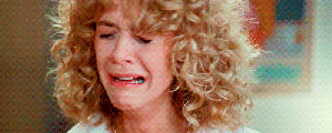 Remember this scene in When Harry Meets Sally? Definitely the big, ugly cry.