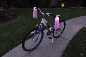 pink handlebar