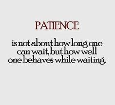 patience